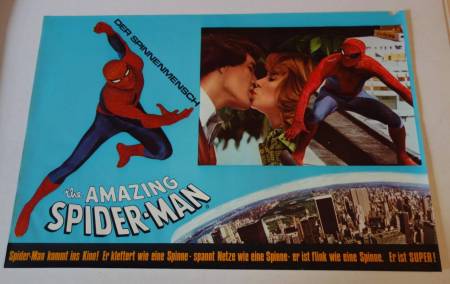 Spiderman der Spinnenmensch originales deutsches Fotobust-Set